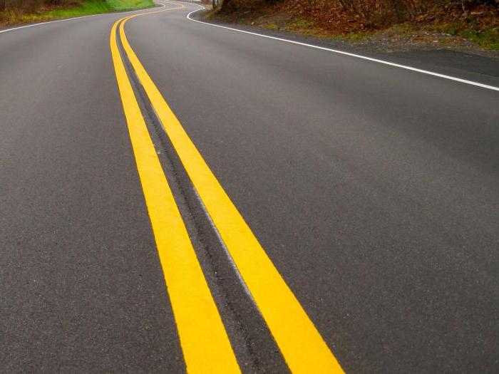 Жёлтая разметка на дороге — что обозначает по пдд