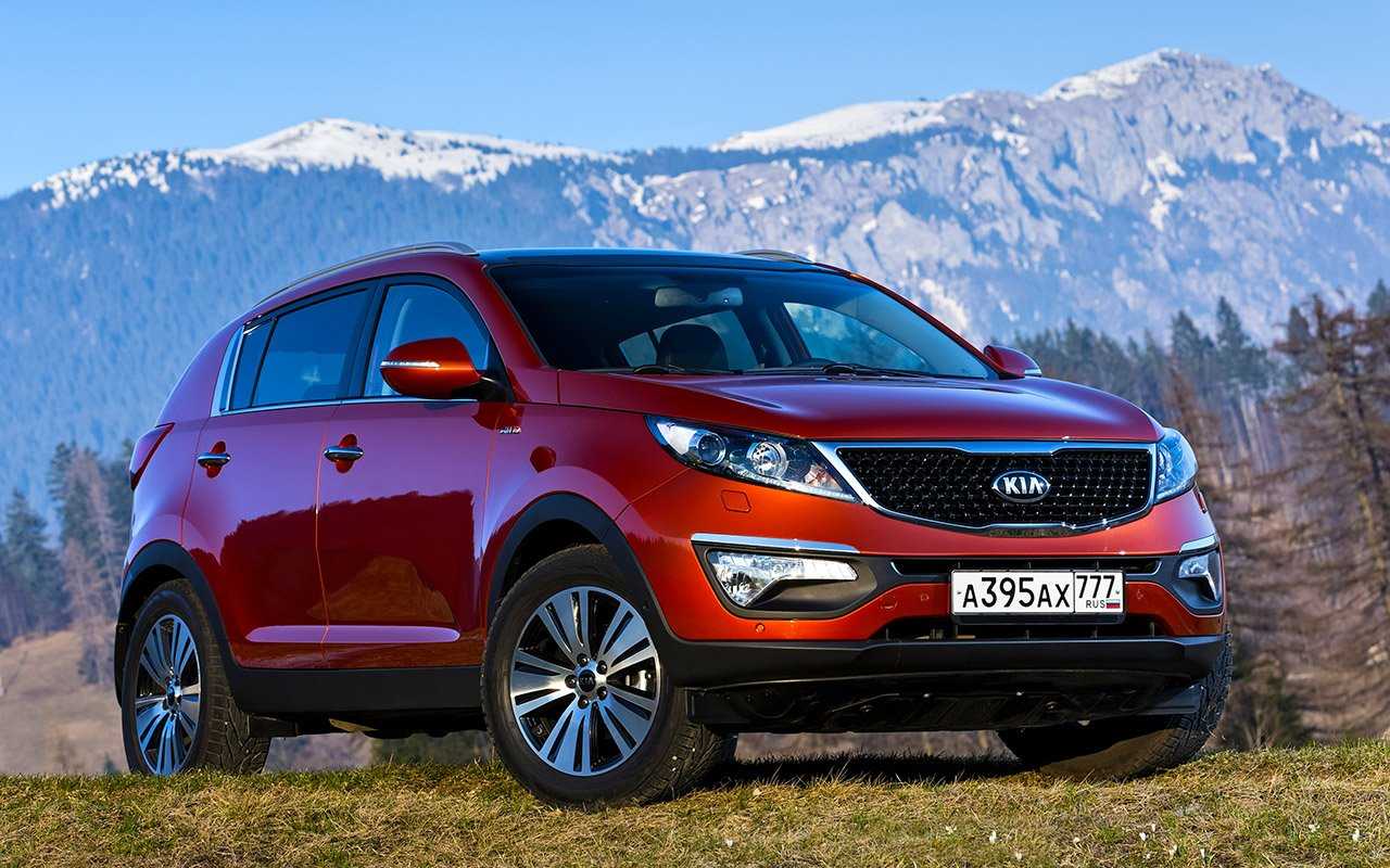 Kia Sportage красный 2014