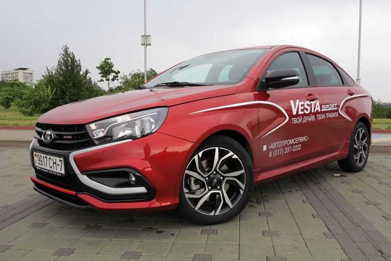 Lada Vesta Sport красная