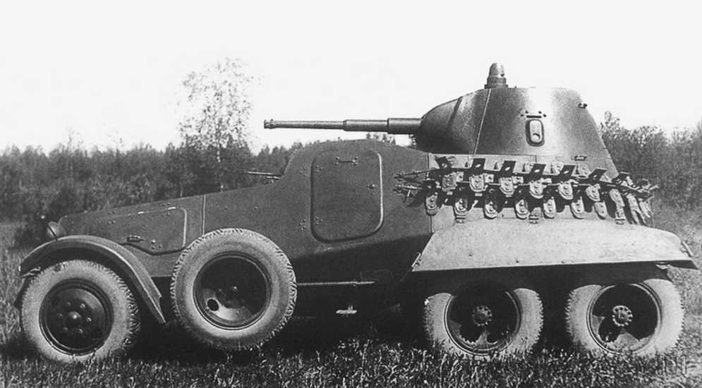 Советский бронеавтомобиль ба 6 — случайное появление