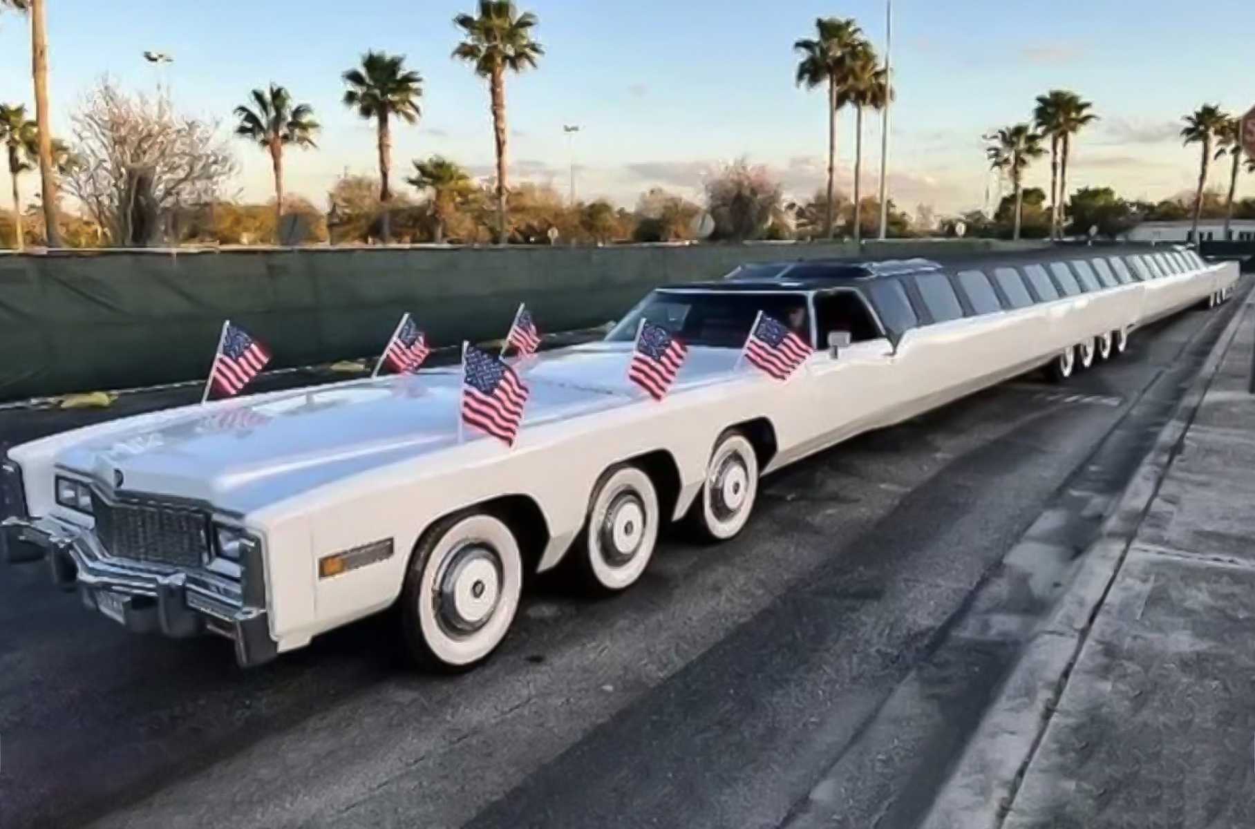 Удлиненные авто. Лимузин Джей Орберг.. Cadillac Eldorado American Dream. Cadillac Eldorado 1976 самый длинный лимузин. Лимузин Кадиллак американская мечта.