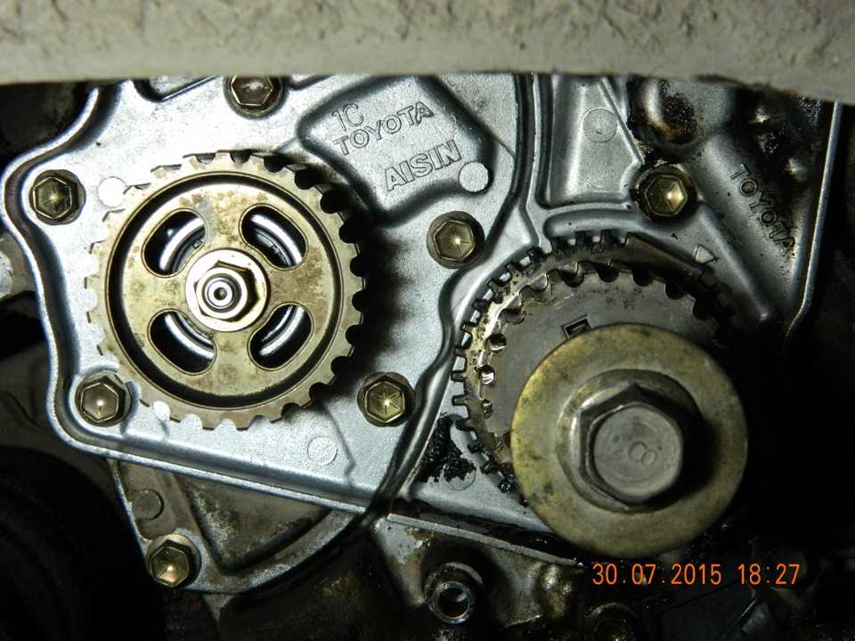 Замена ремня грм на двигателе 3s-ge, 98 г. образца