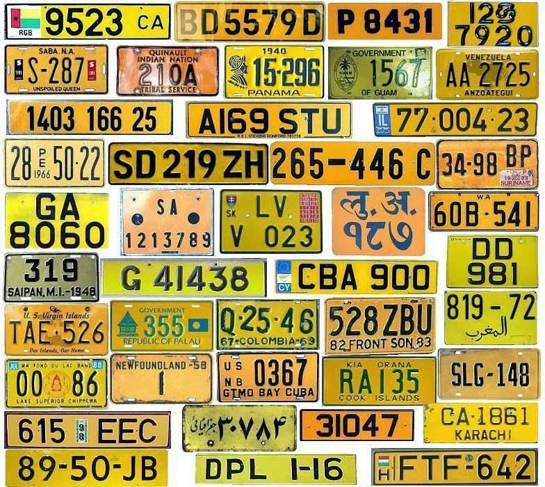 Что означают желтые номера на машине