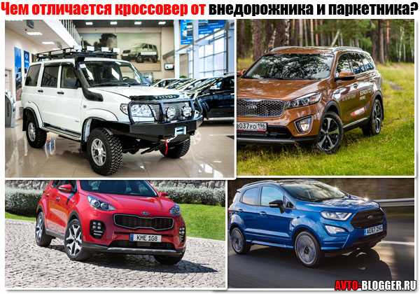 Разница между кроссовером и паркетником. в чем разница между паркетником, кроссовером и внедорожником