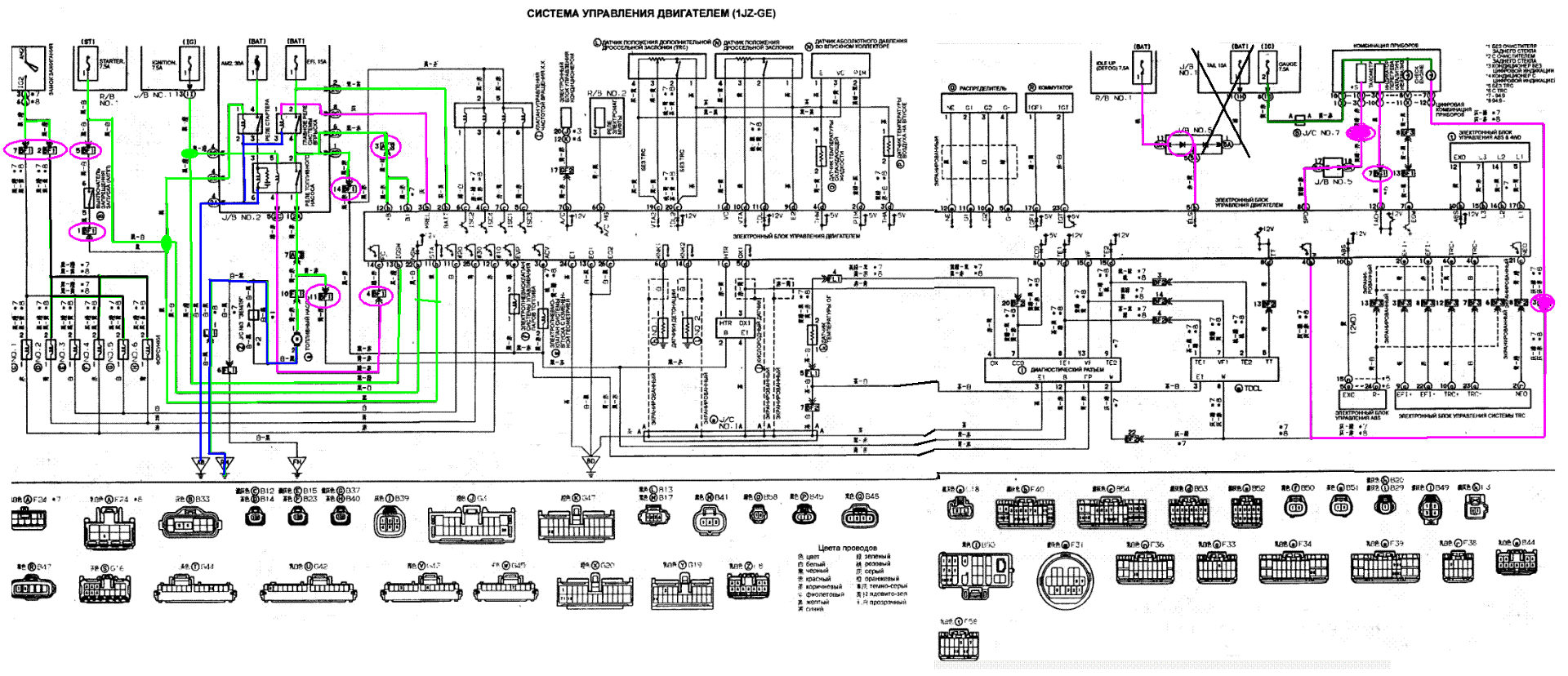 1jz схема подключения