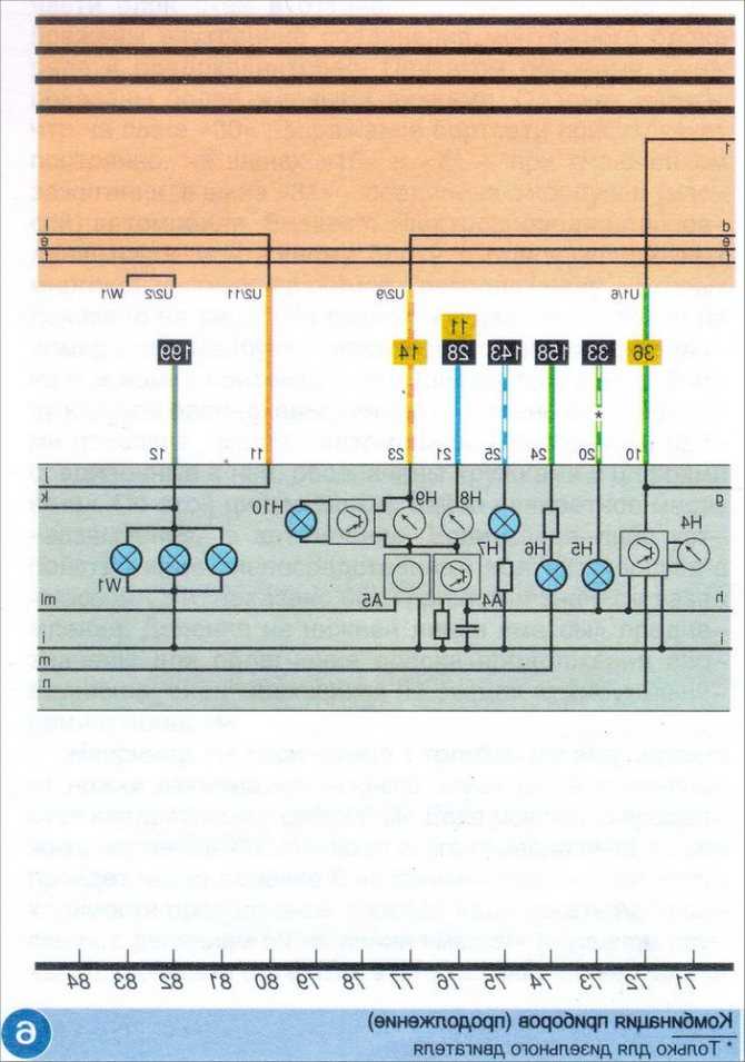 Ремонт фольксваген пассат : диагностический разъем, лампы генератора и комбинации приборов vw passat b5