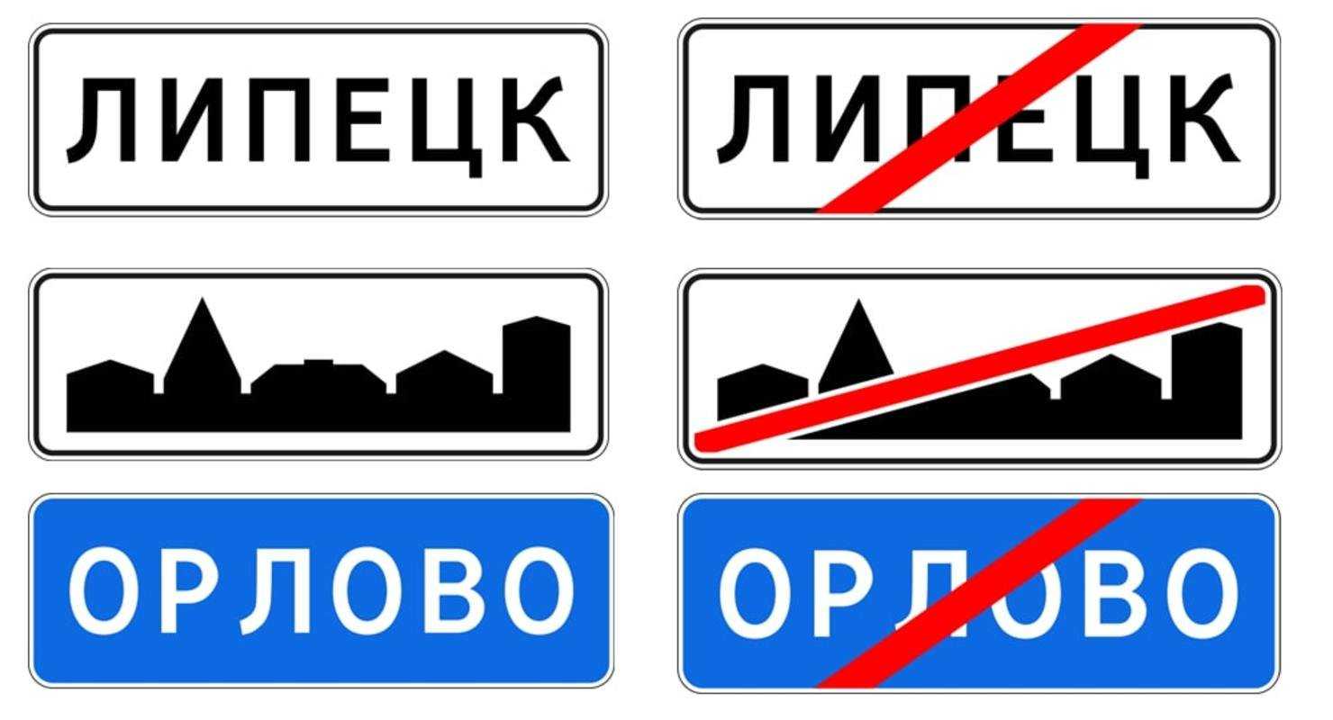 Дорожные знаки — правила дорожного движения