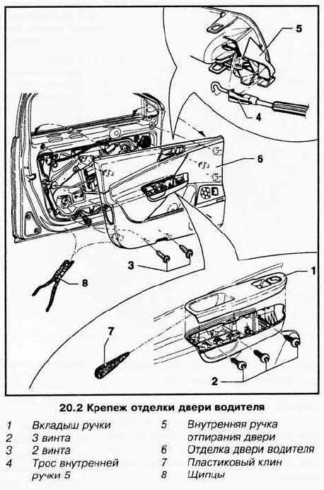 Ремонт замка водительской двери фольксваген пассат б5: порядок разборки и снятия концевика